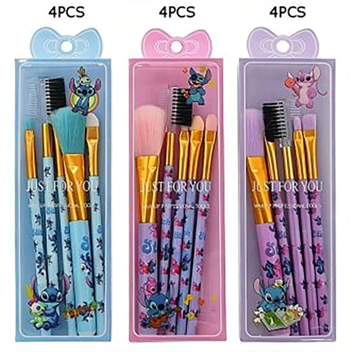 5-Piece Cute Cartoon Travel Makeup Brush Set | Soft Synthetic Cosmetic Brush Kit (BFT-5068)