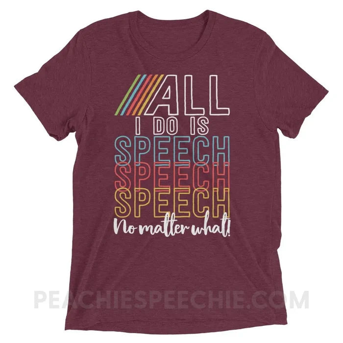 Maroon Triblend / XS