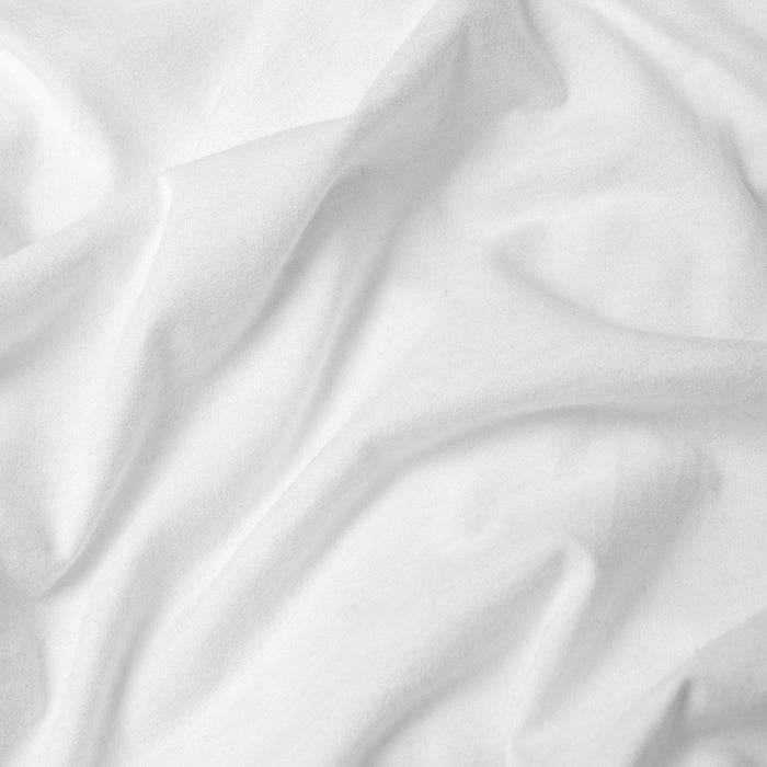 All White Classic Henley 3-Pack close-up showing soft, folded fabric.