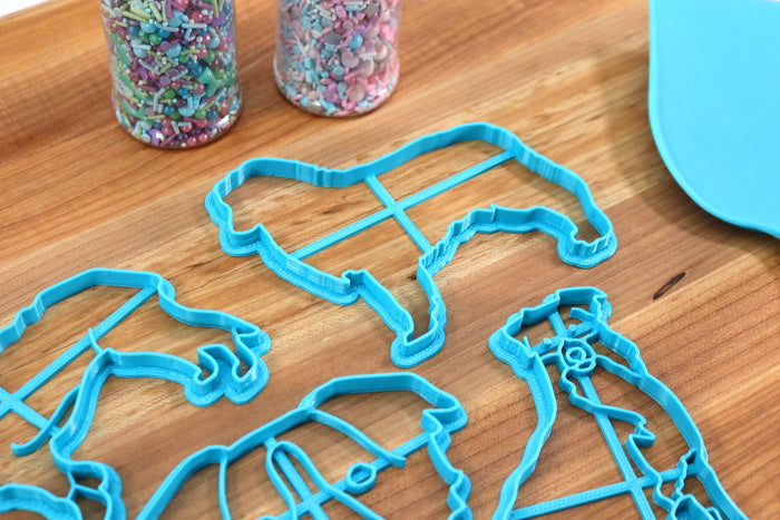 Australian Shepherd Cookie Cutters - Cute Aussie, Aussie Face, Australian Shepherd Stack, Sitting Aussie - Aussie Gift