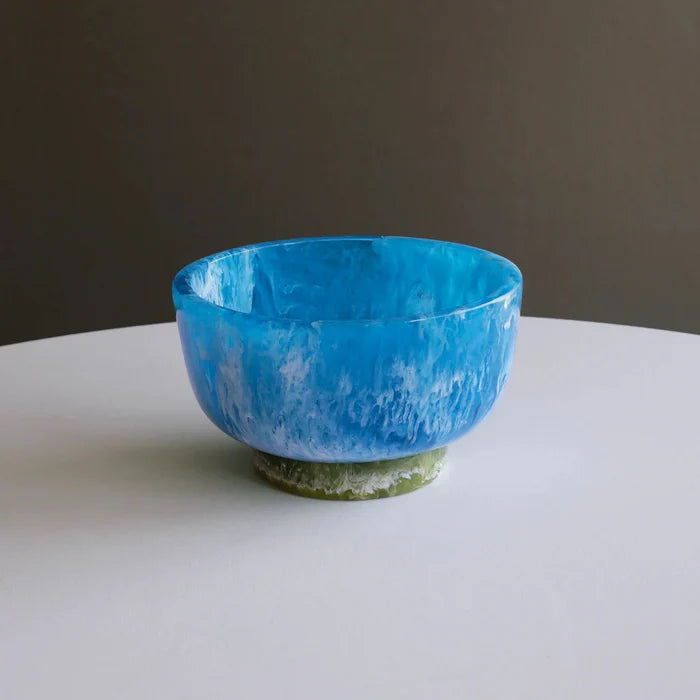 Beatriz Ball Rio Bowl - Blue With Green Base