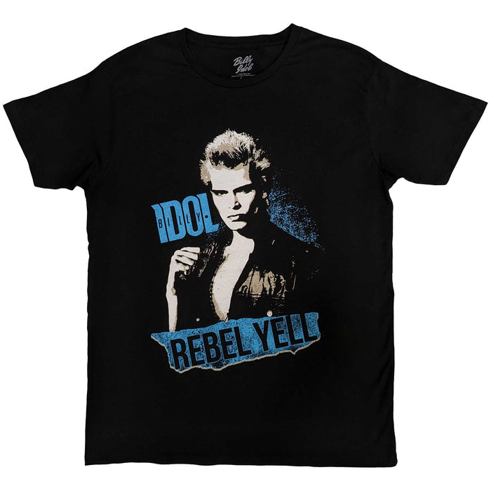 BILLY IDOL - REBEL YELL BLUE - T-Shirt Black