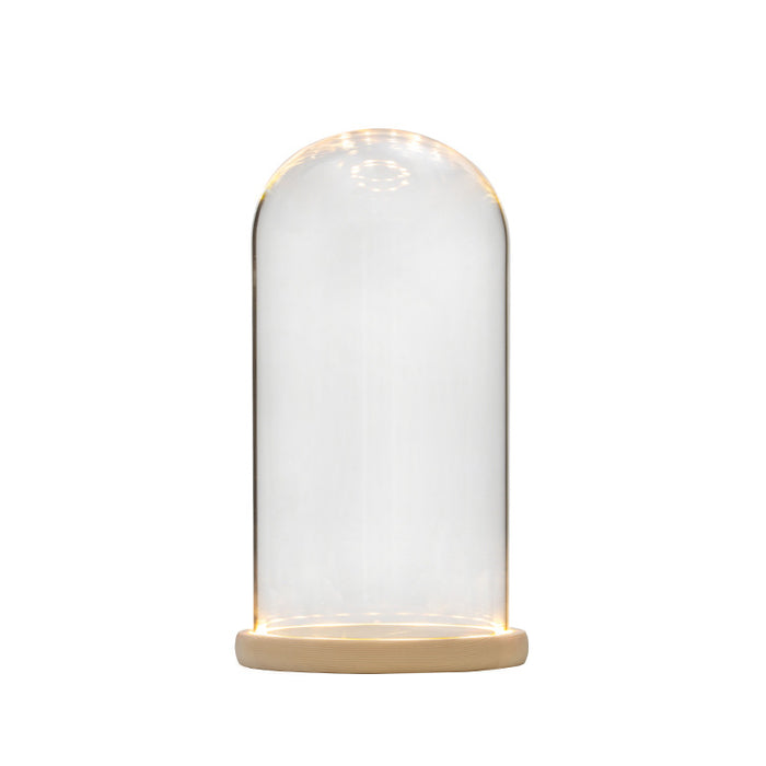 Bulk Light Up Clear Glass Display Dome DIY Gift Wholesale
