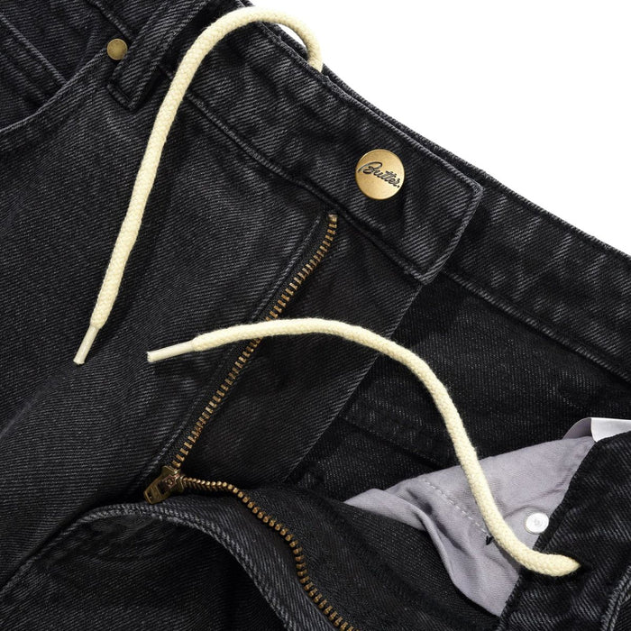 Butter Goods Baggy Denim Jeans Distressed Black