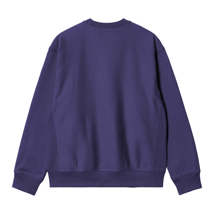 Carhartt WIP American Script Crewneck Aura