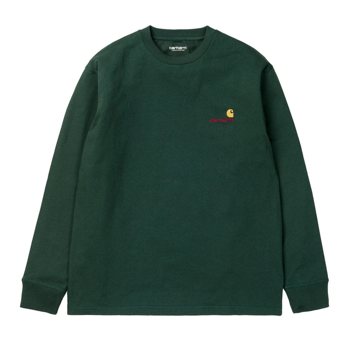 Carhartt WIP American Script Longsleeve Grove