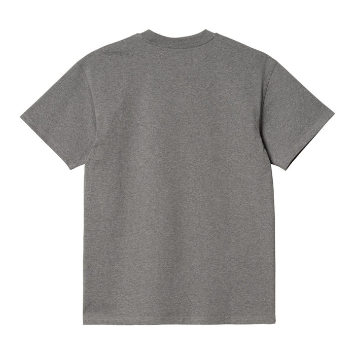 Carhartt WIP American Script T-Shirt Dark Grey Heather