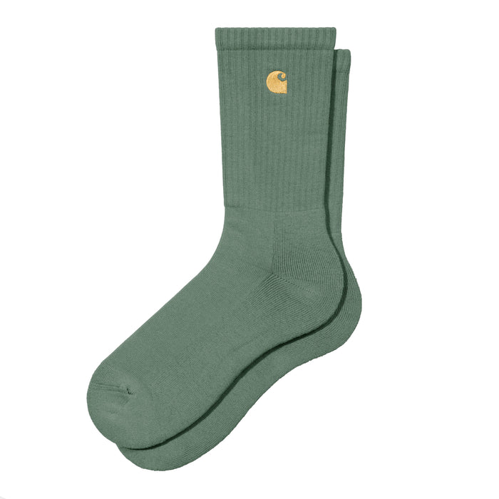 Carhartt WIP Chase Socks Duck Green/Gold