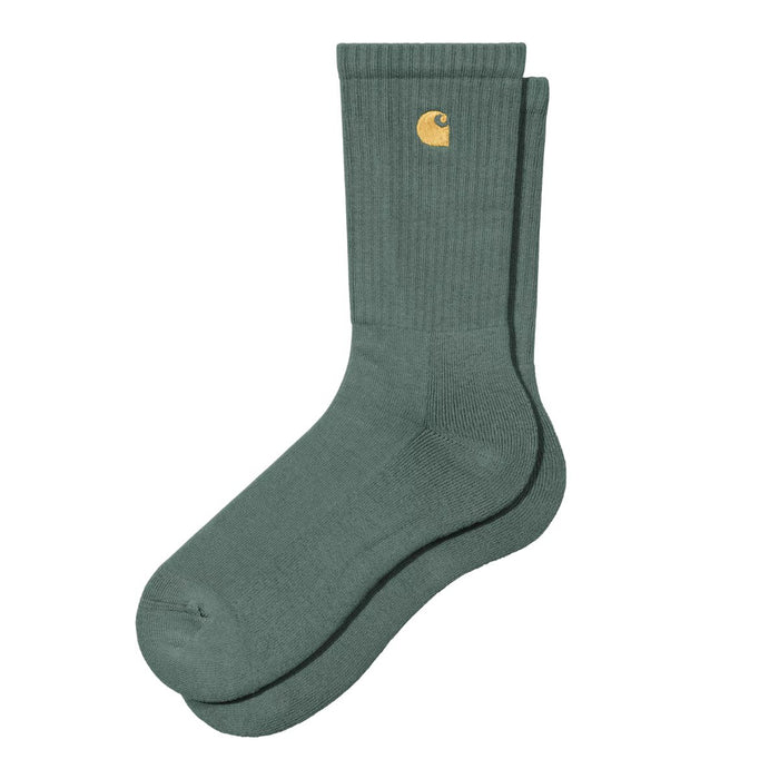 Carhartt WIP Chase Socks Velvet Green/Gold