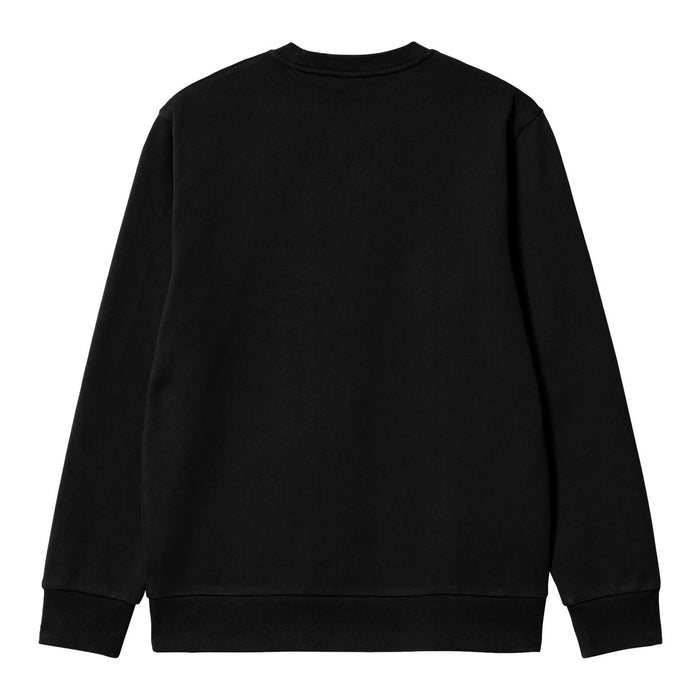 Carhartt WIP Embroidery Sweat Crewneck Back White