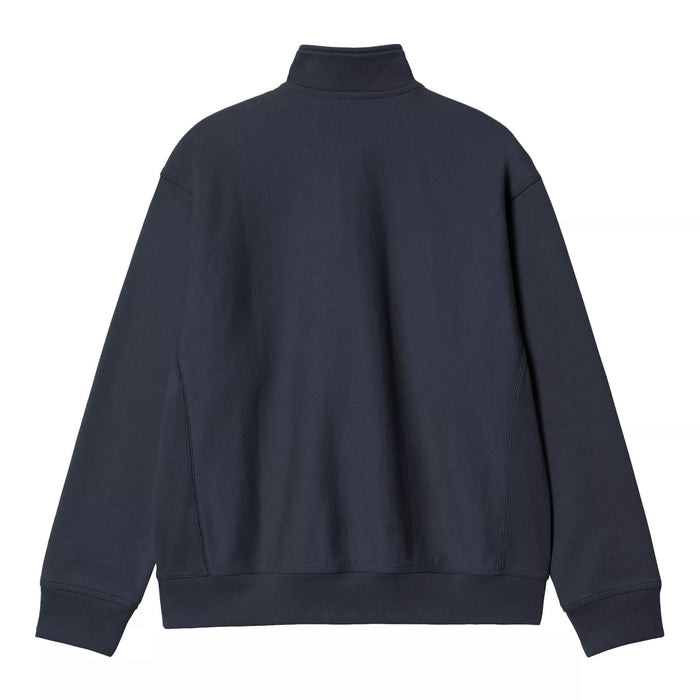 Carhartt WIP Half Zip American Script Crewneck Deep Night