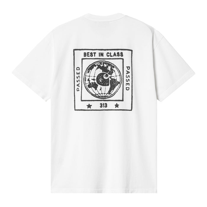 Carhartt WIP S/S Stamp T-Shirt White/Black