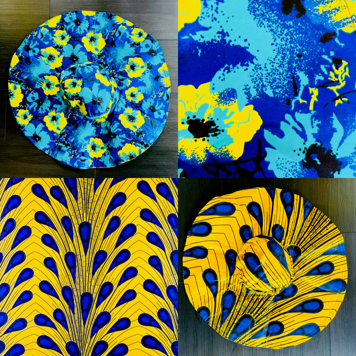 More Blue & Yellow - Sun Hat