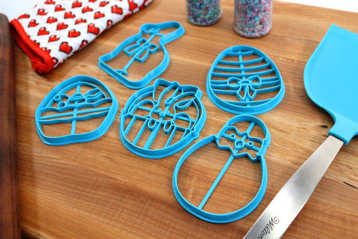Cute Easter Cookie Cutters - Easter Bunny, Chocolate Bunny, Easter Egg, Easter Basket - Gift for Easter