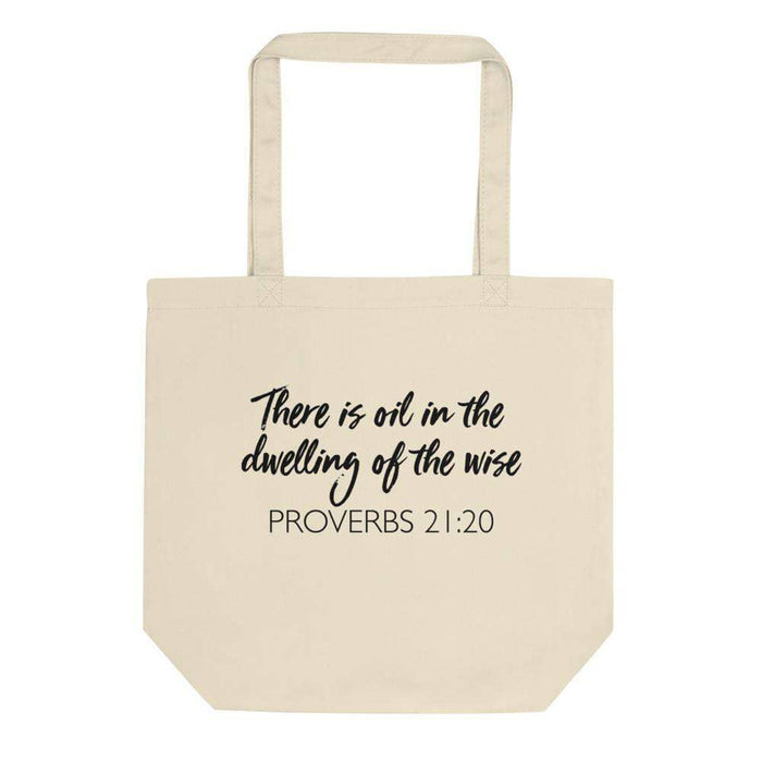 Dwelling of the Wise Eco Tote Bag at Your Oil Tools