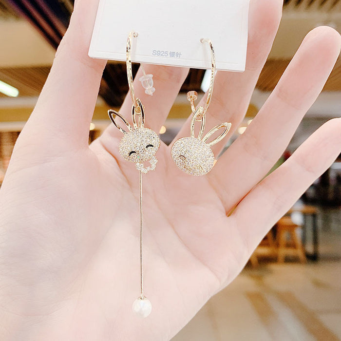 E1466 - Long Bunny Earrings