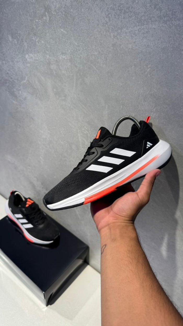ADIDAS EQ22 NEGRO BLANCO NARANJA