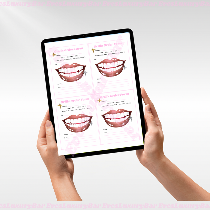 GRILLZ ORDER FORM