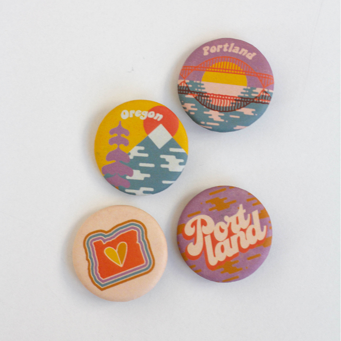 Groovy Portland Script Button