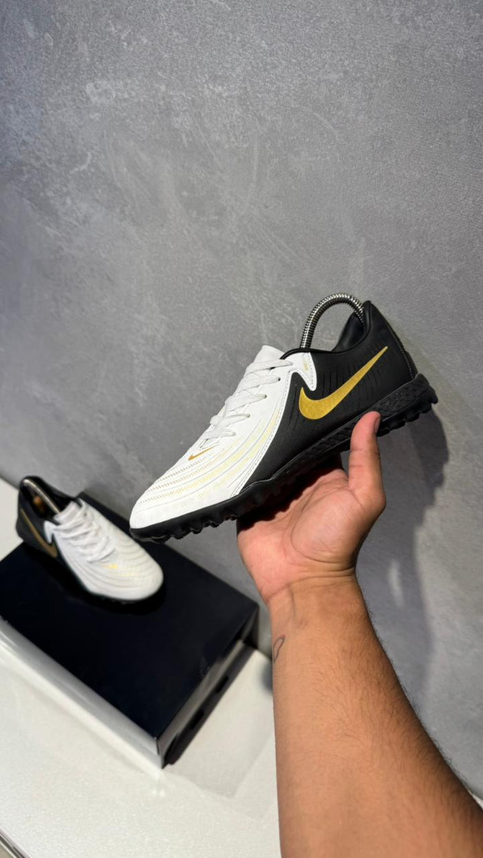 GUAYO SINTETICA NIKE NEGRO BLANCO DORADO PROMO