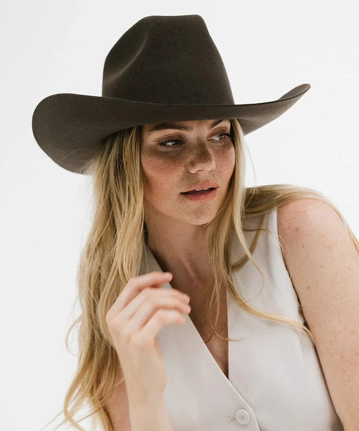 Lane Brick Top Western Cowboy Hat by Gigi Pip | Bourbon Cowgirl