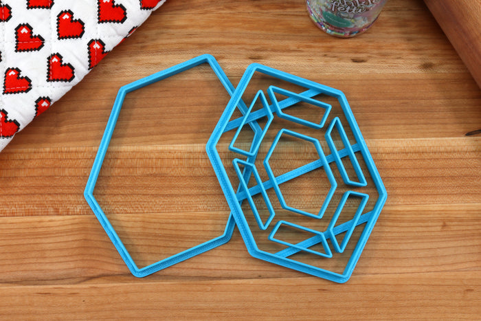 Legend of Zelda Rupee Linzer Tart Cookie Cutter - Breathe of the Wild