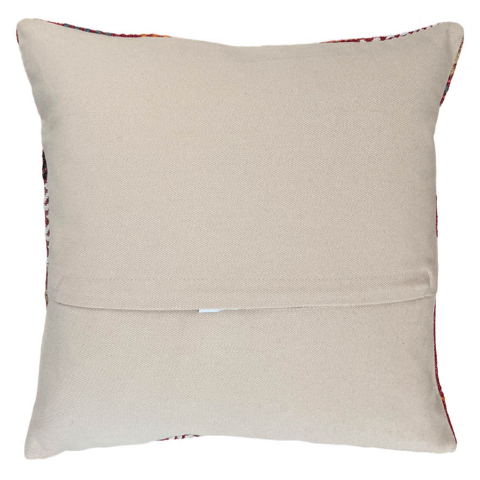 Lil Red Kilim Pillow (16x16)