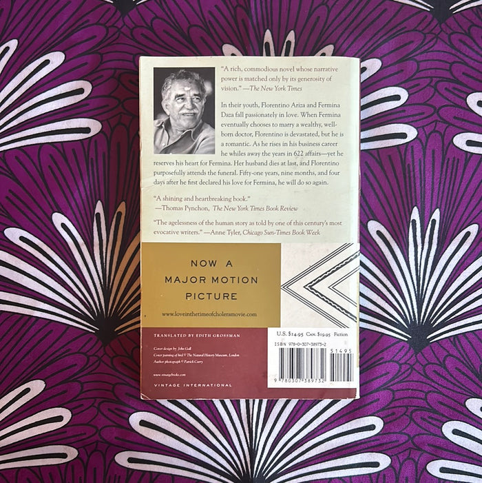 Love in the Time of Cholera by Gabriel Garcia Marquez