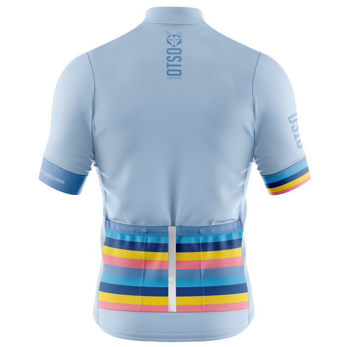 Maillot vélo Homme - Stripes Turquoise (Outlet)