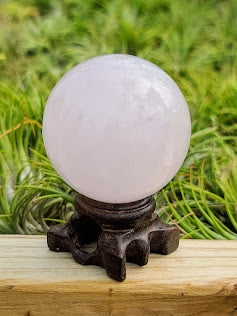 Medium Wooden Crystal Stand