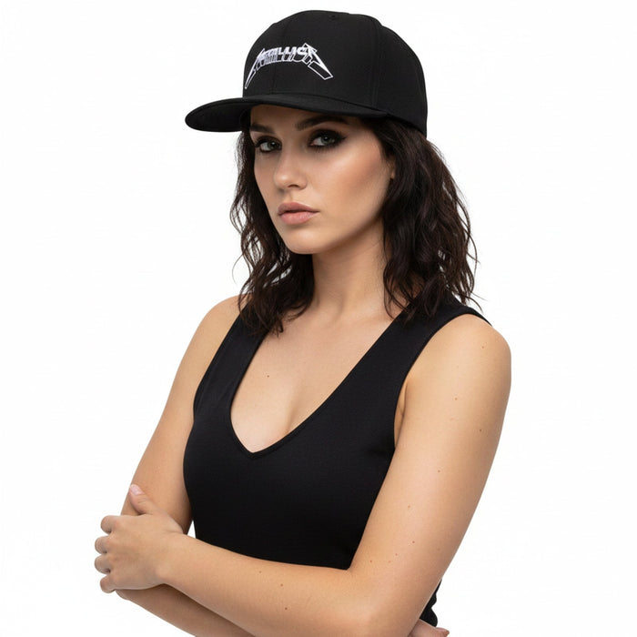 METALLICA - 3D LOGO - Snapback Cap Black