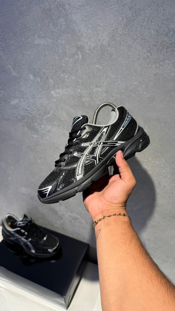 ASICS NEGRO PLATA