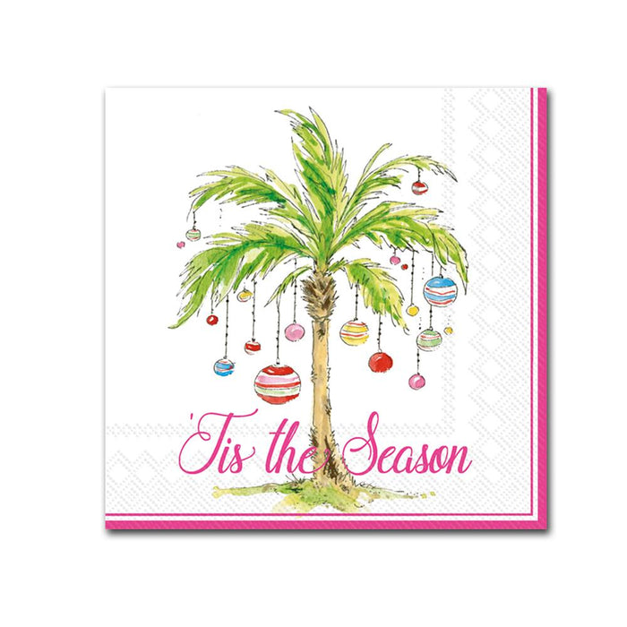 Ornament Palm Trees Paper Beverage Napkins