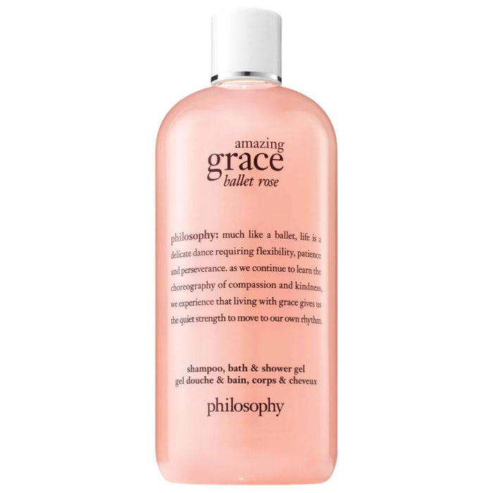 Philosophy Amazing Grace Ballet Rose 480 ML Shampoo, Bath & Shower Gel - authentic fragrance from Brands Warehouse Canada