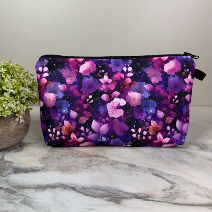 Pouch - Floral Purple