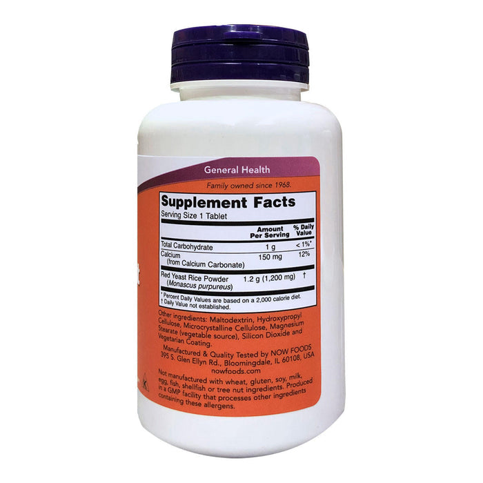 NOW foods Red Yeast Rice 1200mg_2