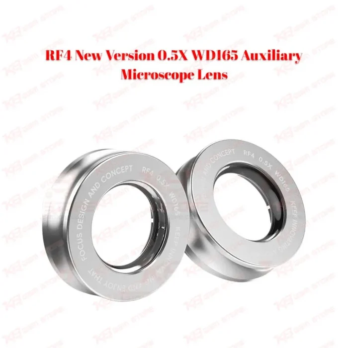 RF4 New Version 0.5X WD165 Auxiliary Microscope Lens