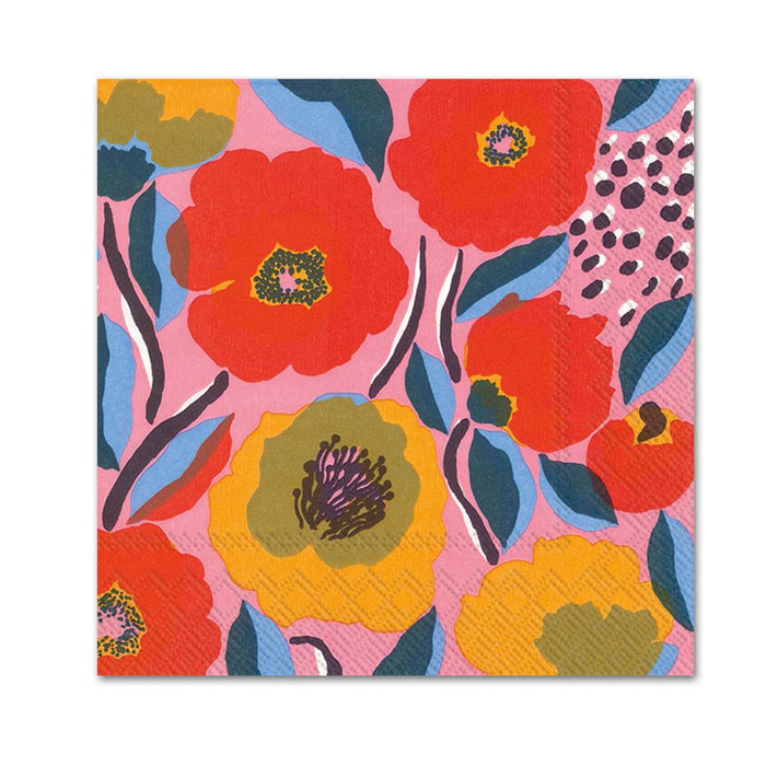 Rosarium Rose by Marimekko Beverage Napkins