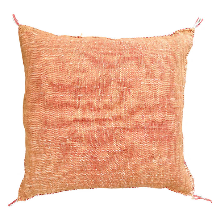Rust XLII Moroccan Sabra Cactus Silk Pillow
