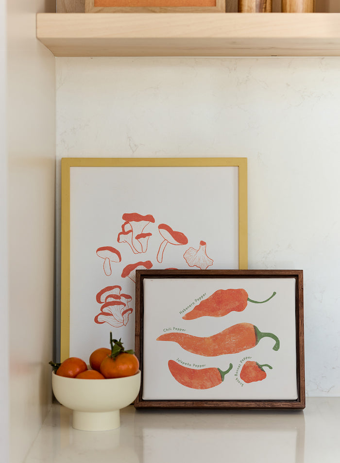 Scoville Scale Peppers, Canvas