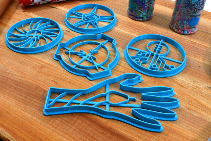 SCP Groups of Interest Cookie Cutters - SCP SCard, Chaos Insurgency, The Serpents Hand, The Church of the Broken God, The Fifth Church