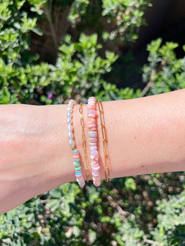 Small Paperclip Chain Bracelet