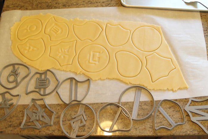 FFXIV Soul Stone Cookie Cutters (Set 2 of 3) -Drg, Brd, Blm, Drk, Ast - FF14- DRG Soul Crystal Cookie Cutter - LootCaveCo