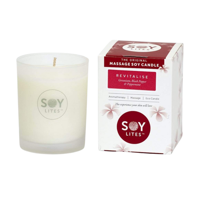 SoyLites | Revitalise Massage Tumbler Candle 220ml