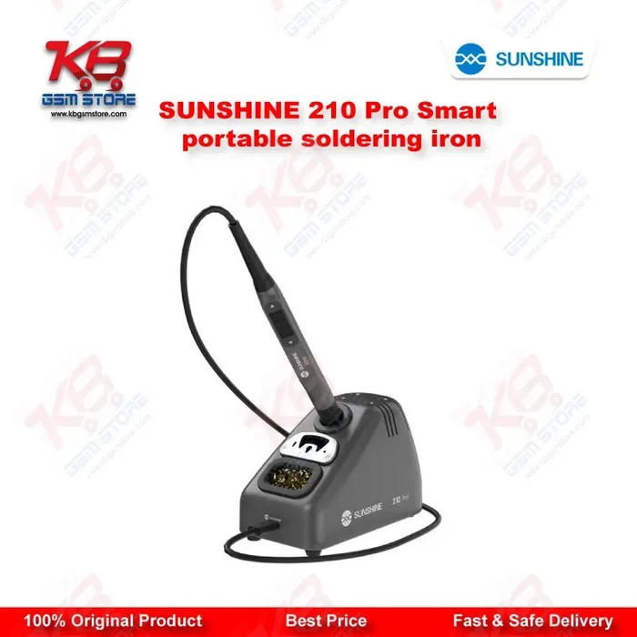 Sunshine 210 Pro Smart Portable Soldering Iron – 110W LED Temperature Control Station