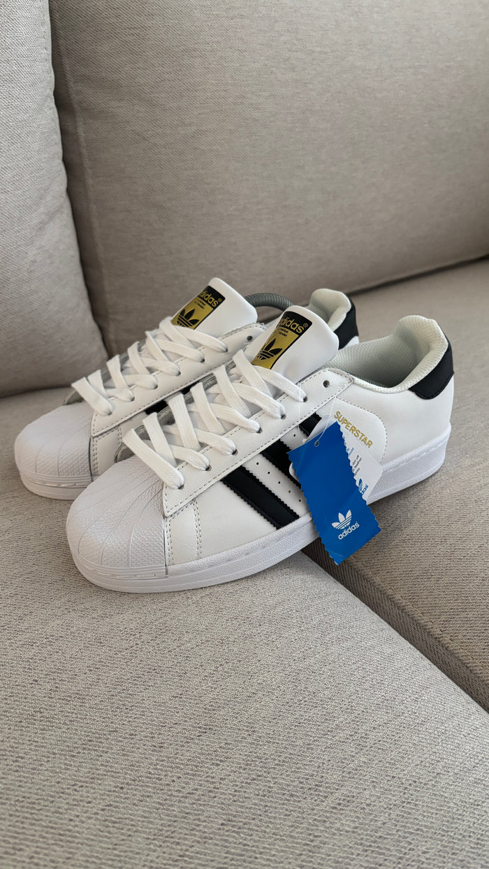 ADIDAS SUPER STAR CLASICO BLANCO NEGRO