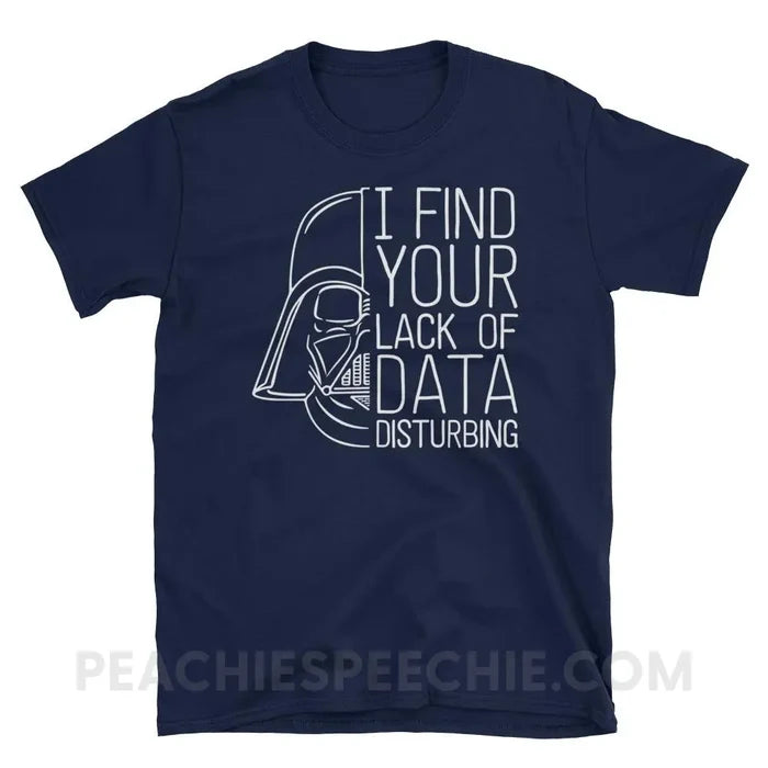 Vader Classic Tee - Navy / S - T-Shirts & Tops peachiespeechie.com