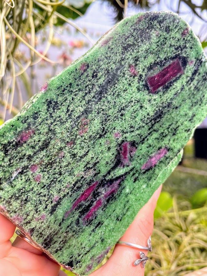 WYSIWYG- Ruby in Zoisite Slab