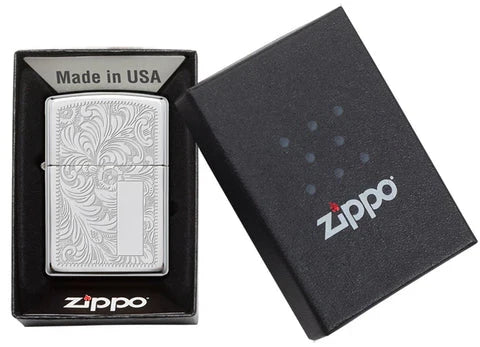 Zippo Venetian High Polish Chrome - 352