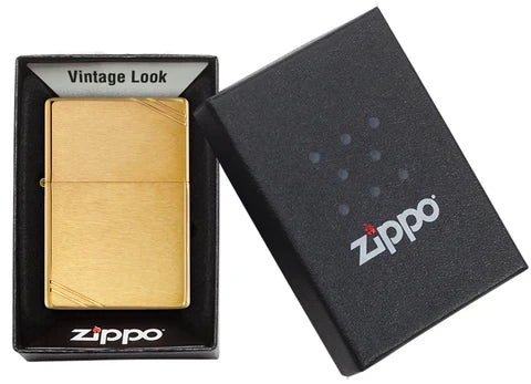 Zippo Vintage Brushed Brass - 240